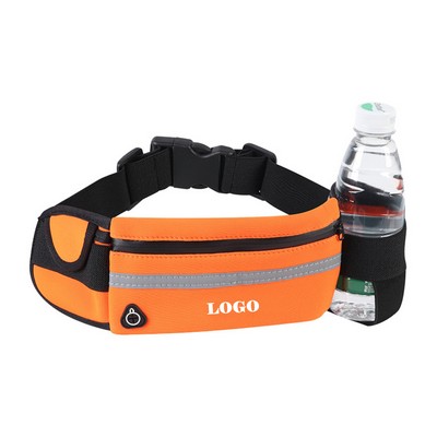 Neoprene Sports Running Belt w/ Bottle Holder